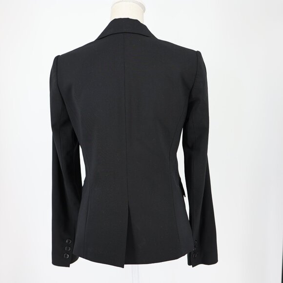 Theory Womens Black Gabe B3 Sevona Wool Stretch Blazer Size 4 Minimalist Classic - Picture 3 of 11